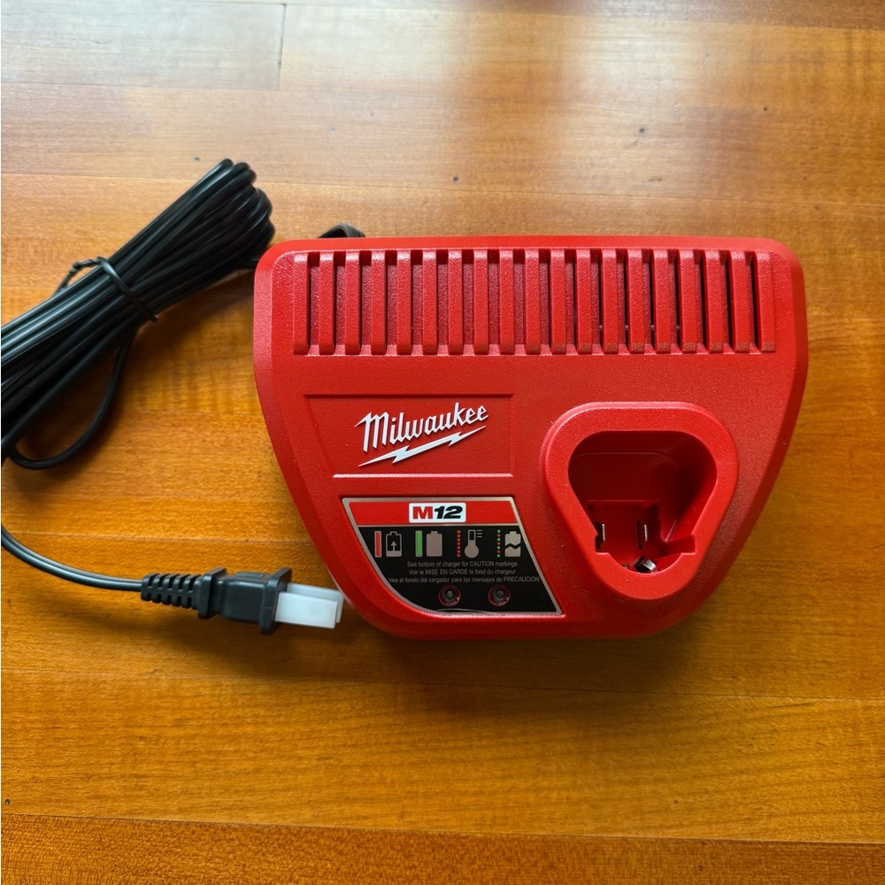 Milwaukee Red M12 Battery Charger